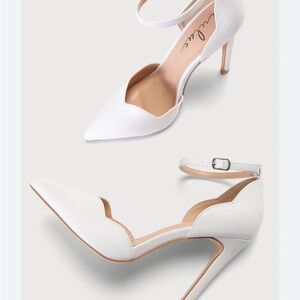 Elegant White Women's Heels